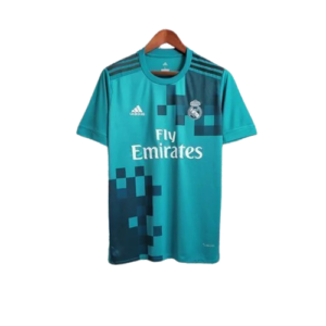 Camiseta Retro Real Madrid II Segunda Equipación Adidas 2017/18 Hombre Azul Retro